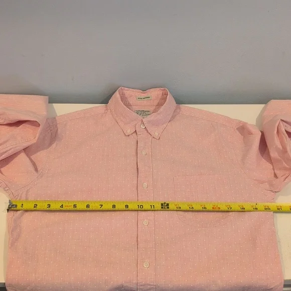J. Crew Men's Medium Slim Untucked Stretch Long Sleeve Button Down Style #AM367J - Picture 12 of 16